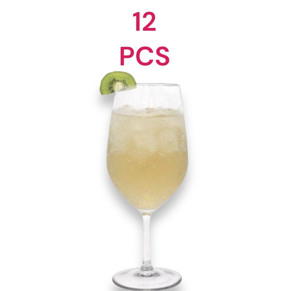 12x FOH Front of the House Drinkwise 20oz Glasses Wine Juice All Purpose Clear